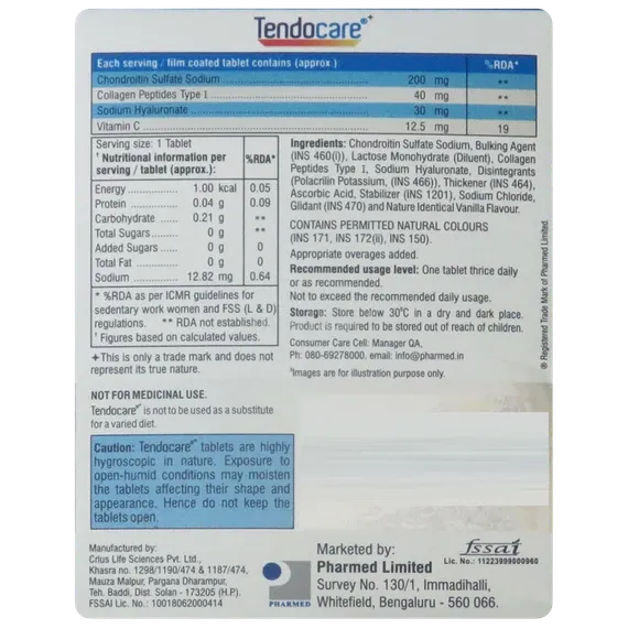 tendocare tablet 15's